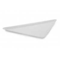 Plat PLEXI. triangle- 565X400X17mm - blanc