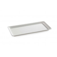 Plat PLEXI.  B10 - 345X155X17mm - blanc