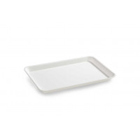 Plat PLEXI.  B14 - 310X210X17mm - blanc