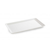 PLEXI dish. B31-400X250X17 mm - white