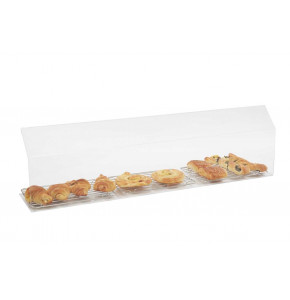 Display case 100X20X30 - inclined return 12CM - thickness 5MM