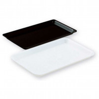 PLEXI dish. B25 - 250X180X17 mm - white