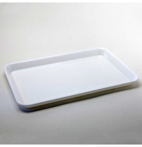 PLEXI dish.  B03 - 235X165X17 mm- white