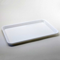 PLEXI dish. B49-275X183X17mm - white