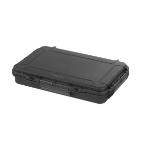 MAX GRIP waterproof case  with cubed foams - Mallette Max Grip noire mousses. L.316xH.195xP.47(37+16)