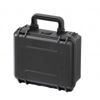 MAX waterproof case - Mallette MAX noire vide. L.235xH.180xP.106(81+25)