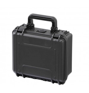 MAX waterproof case - Mallette MAX noire vide. L.235xH.180xP.106(81+25)