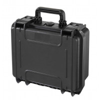 MAX black waterproof case -  Mallette MAX noire mousses. L.300xH.225xP99+33