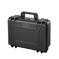 MAX waterproof case - Mallette MAX noire vide. L.426xH.290xP.114+45