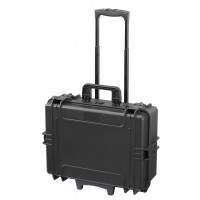 Mallette MAX trolley noire vide. L.500xH.350xP.136+58