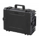 MAX waterproof case - Mallette MAX noire vide. L.538xH.405xP.140+50mm