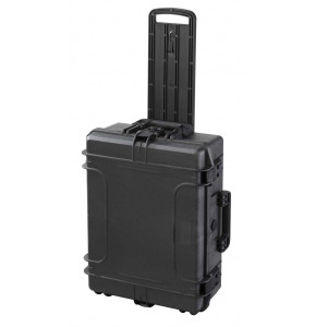 Mallette MAX noire mousses trolley. L.538xH.405xP.140+50mm