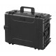 MAX waterproof case with cubed foams - Mallette MAX noire mousses. L.538xH.405xP.195+50mm