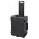 MAX waterproof case with extendable handle - Mallette MAX noire vide trolley. L.538xH.405xP.195+50mm