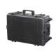 MAX waterproof case - Mallette MAX noire vide. L.620xH.460xP.190+60mm