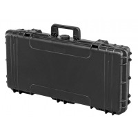 MAX waterproof case - Mallette MAX noire vide. L.850xH.440xP.95+45mm