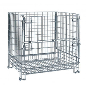 Folding wire pallet container - 1200 x 1000 x H1180 mm