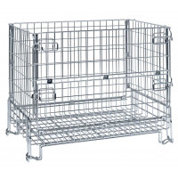 Folding wire pallet container - 1200 x 1000 x H980 mm