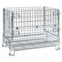 Folding wire pallet container - 1200 x 800 x H980 mm