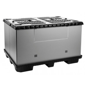 Caisse palette légère HDPE - 1600x1200xH1000 mm