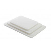 PEHD 500 board white - gutter-spots 40X30X2 cm