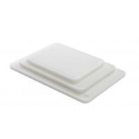 PEHD 500 board white - gutter- 50X35X2 cm