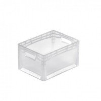 Euro-line solid bin 400x300x220 mm - Translucent