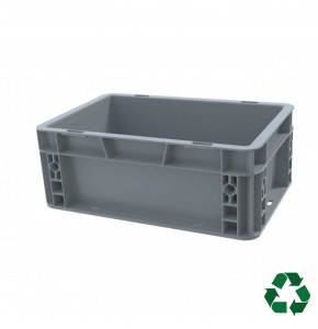 European standard plastic bin in recycled material