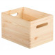 Caisse en bois - 40x30xH23 cm - parois pleines