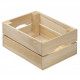 CLEARANCE SALE - Wooden box with slats - 31x23xH15 cm