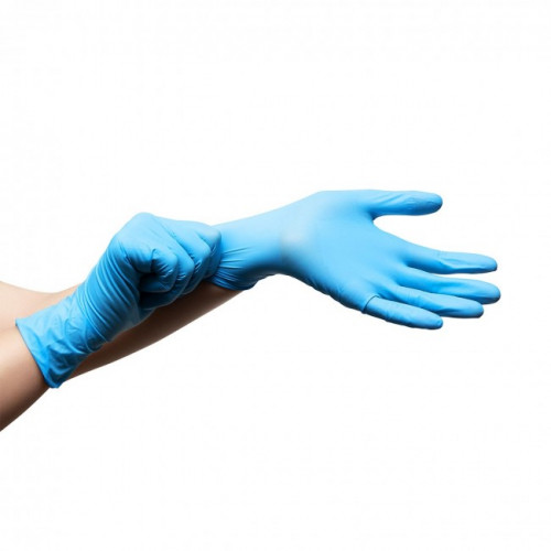 Powder-free disposable nitrile gloves