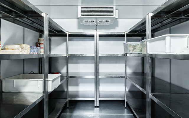 Cold room food storage: materials, equipment and optimal organization