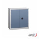 Workshop cabinet with blue hinged doors - H100 x 120 x D53 cm