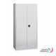 Workshop cabinet with grey hinged doors - H198 x 120 x D53 cm