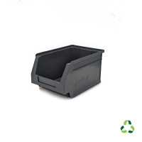 Recycled grey bin - 336x160x130 mm