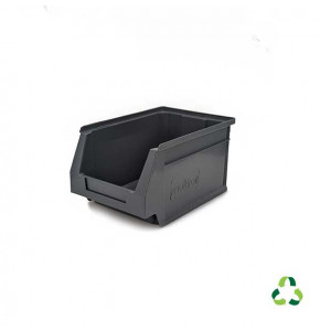 Recycled grey bin - 336x160x130 mm