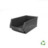 Recycled grey bin - 500x303x200 mm