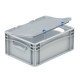 Bin 400 x 300 x 185 with integrated lid