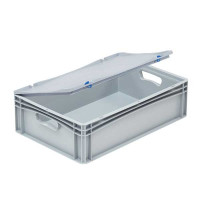 Bin 600X400X185 with integrated lid