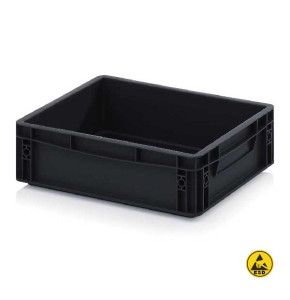 Bac Euro conducteur ESD 4312HG - 400x300x120 mm