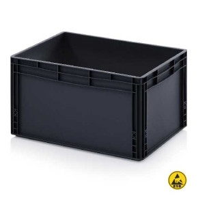 Bac Euro conducteur ESD 6432HG - 600x400x320 mm