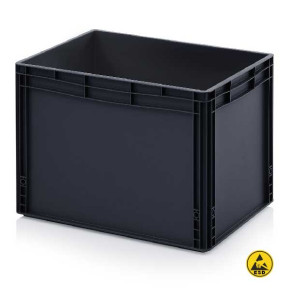 Bac Euro conducteur ESD 6442HG - 600x400x420 mm