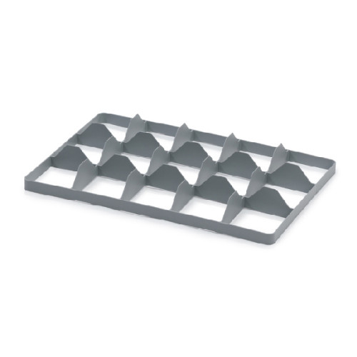 Séparateur bas pour bac EURO - 15 cases