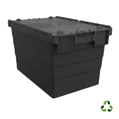 Bac navette transport ECO ALC noir - 600x400xH365