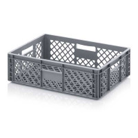 Bac ajouré Euro-norme 600x400x170 mm avec poignées ouvertes