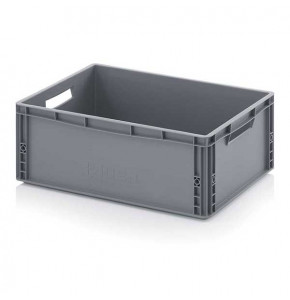 Euro standard full bin - 60 x 40 x H 22 cm - closed handles