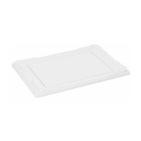 Couvercle pour bac gerbable emboitable - blanc