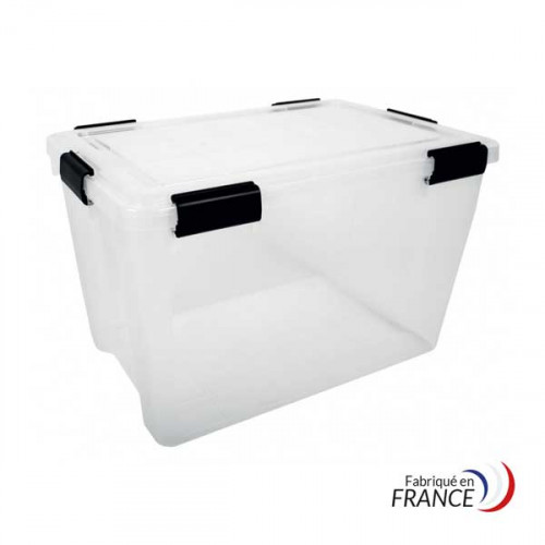 1 Boîte Rangement Empilable Bacs Rangement En Plastique - Temu France