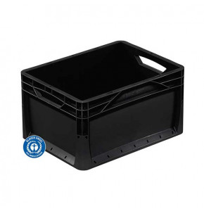 European standard plastic bin in recycled material - 400x300x220 mm