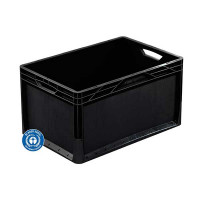 European standard plastic bin in recycled material - 600x400x320 mm